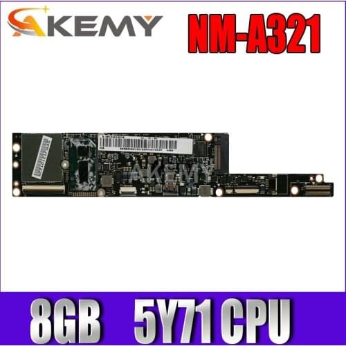 For Lenovo Yoga 3 Pro 1370 Motherboard 8GB with 5Y71 CPU 5B20H30465 NM-A321 RAM 100% test work