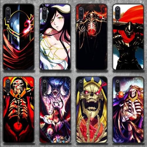 Riccu Japanese anime Overlord Skull Phone Case for Xiaomi mi 6 6plus 6X 8 9SE 10 Pro mix 2 3 2s MAX2 note 10 lite Pocophone F1
