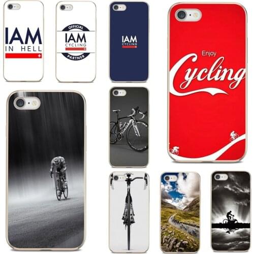I AM Cycling Bike Logo Print Silicone Bag Case For Xiaomi poco X3 nfc F2 Pro M3 Mi 5X 6X Max Mix 1 2 2S 3 Mi5 Mi6 Mi3 Mi4