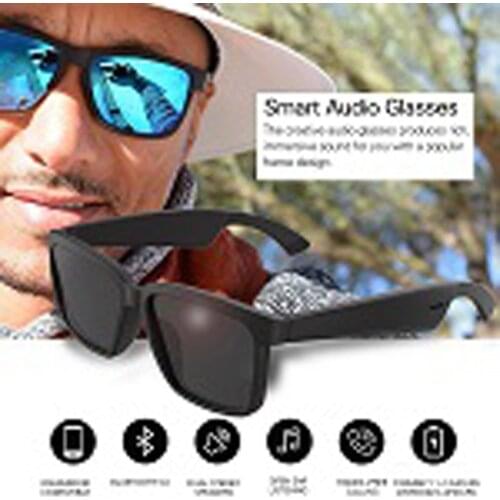 ILEPO Smart Bluetooth Open Ear Speaker Headset Polarized Sunglasses Car Sports Anti-Blu-ray Glasses Earphone Wireless Headphones