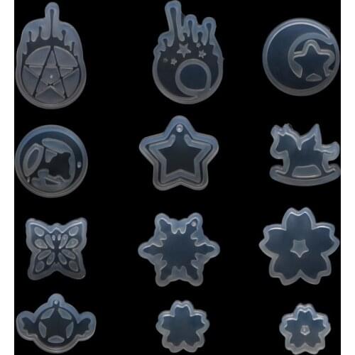 Resin Silicone Pendant Mold Sakura Ornaments Handmade Jewelry Making Tool