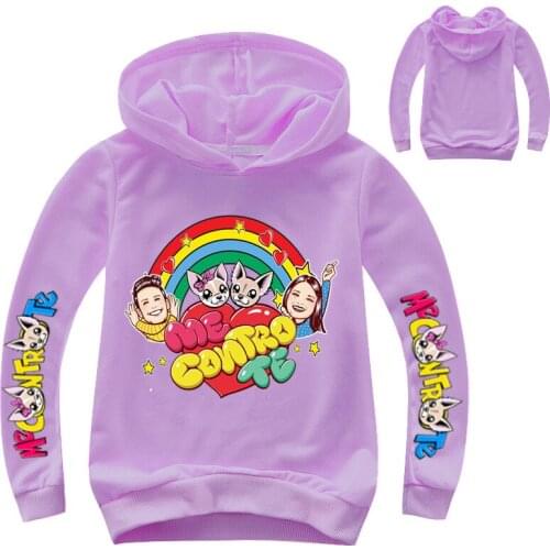 Spring Baby Boys Long Sleeve T-Shirts Kids Clothes Cartoon Me Contro Te Print Hoodies Girl Costume Children Sweatshirts Top Tees