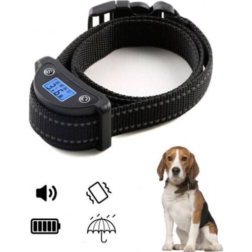 Dog Waterproof Rechargeable Anti Shock Bark Collar With No Pain