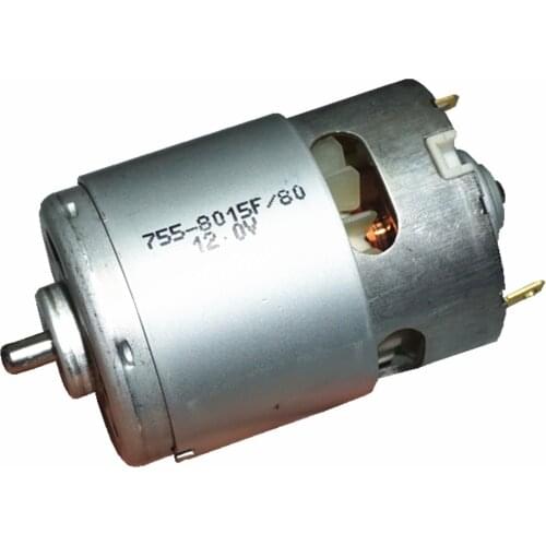 Taiwan Friends Trade 755 high-speed high-power motor 24000 rpm 2.4A 12V-18V power tool model power motor