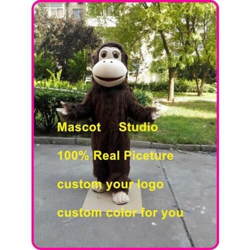 Monkey Mascot Costume Suit Cosplay Party Game Dress Outfit Advertising Halloween Animals Nature Holiday Gift Promotion Event
