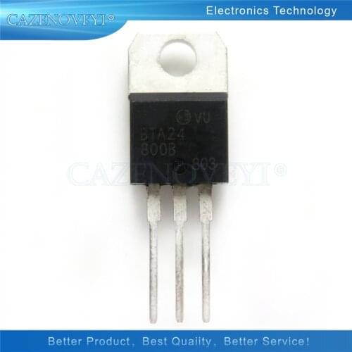 10pcs/lot BTA24-800B BTA24-800 BTA24 24-800B TO-220 In Stock