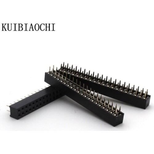 10pcs/LOT High Quality 2x20 Pin 40P 2mm Double Row Female Straight Header Pitch