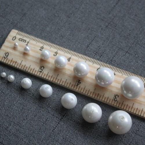 10Pcs/pack 3-14mm Shell Pearl Pearl Pearl Pearl Earring Ear Nail Ear Clip Brooch DIY Handmade Material Bag Accessories