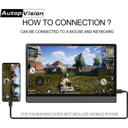 13.3 inch wireless touch display 1080P portable screen HDMI Typc-C for switch Huawei mobile phone computer mode