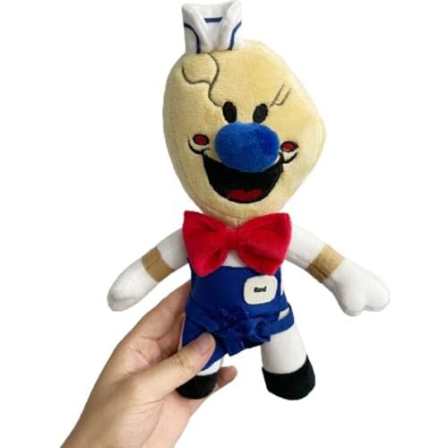 25cm Hot Game Ice Scream Rod Plush Doll Horror Game Character Plush Toy Cartoon Gifts for Kids Halloween Xmas Toys