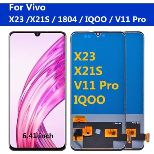 6.41" TFT For Vivo X23 X23A X21s 1804 V11 Pro IQ00 LCD Display Touch Screen Digitizer Assembly For Vivo V11Pro lcd