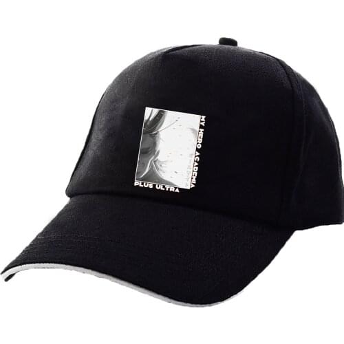 MHA Baseball Cap Anime Cosplay My Hero Academia Character Print Sun Proof unshade Adjustable Sports Casual Men Women Beret