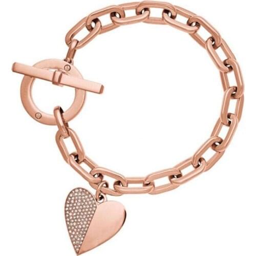 Heart Rhinestone Bracelet For Women Fashion Hand Wrist Decorations Female Jewelry Accessories