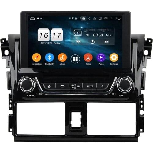 CarPlay PX6 8" Android 10 Car DSP Radio DVD GPS for Toyota Yaris Vios 2013 2014 2015 Car Head Unit Bluetooth 5.0 WIFI