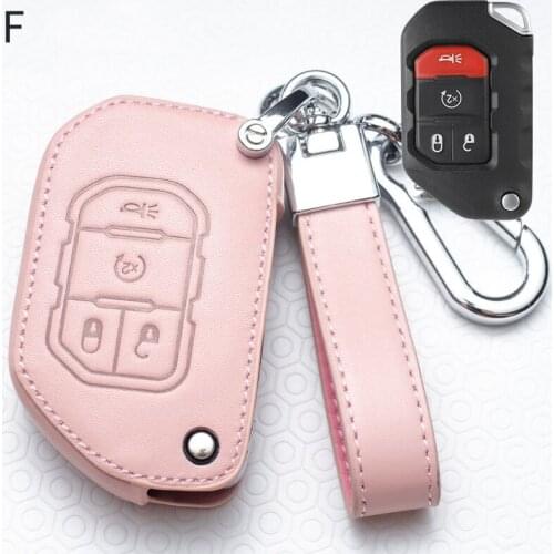 2 4 button Car Key Case Cover Protect Shell for Jeep 2018 2019 Wrangler JL JLU Flip Remote Keyless Covers Case Bag
