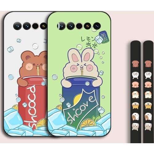 Lovely Coke Bear Case For Meizu 15 Lite 16 th Plus Cartoon Silicone TPU Coxer For Meizu 16X 16XS 16T 16S 17 18 Pro