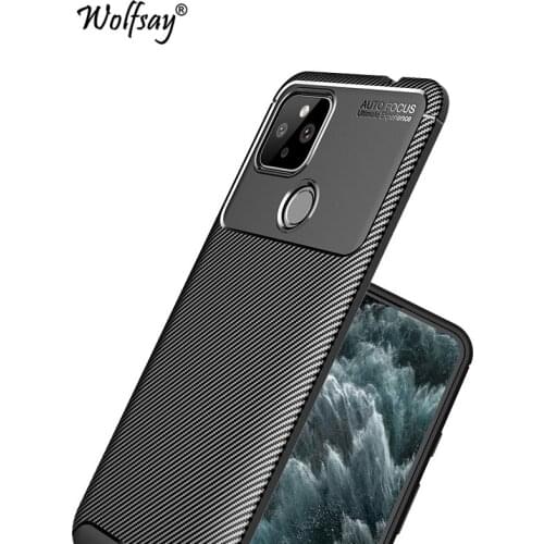 For Google Pixel 5 XL Case Bumper Silicone Anti-knock Carbon Fiber Cover For Google Pixel 5 XL Phone Case For Google Pixel 5 5XL