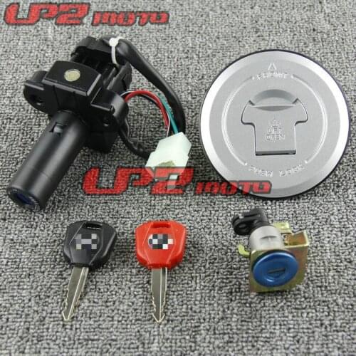 For Honda X4 CB1300 1997-2000 Full Vehicle Lock (3 Lock) motorcycle ignition Switch Lock Key Gas Tank Cap Cover