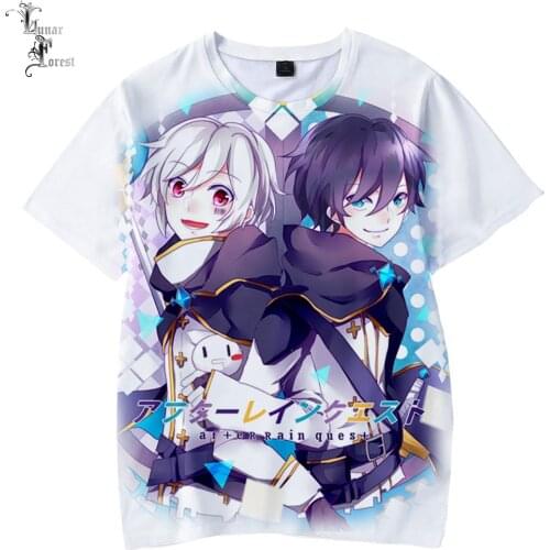 Nico AtR Soraru Mafu Mafu 3D Printing T-shirt Summer Fashion Round Neck Short Sleeve Popular Japan Streetwear Plus Size