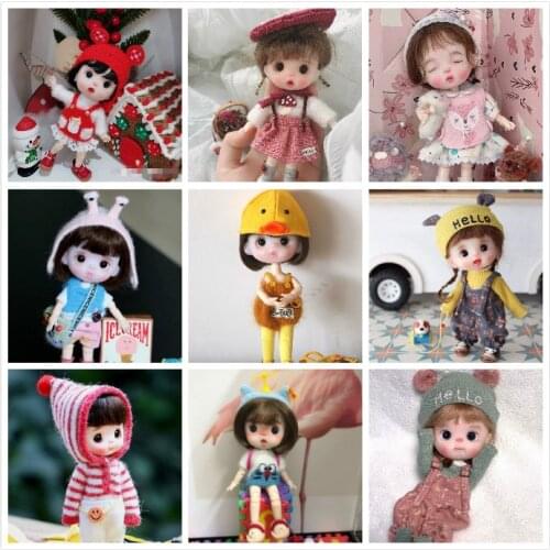 OB11 Clay doll With Jointed body Handmade customization dolls selling with clothes and wig