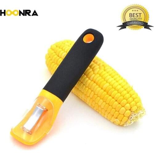 HOONRA 1Pcs Stainless Steel Corn Planer Thresher Corn Knife Quickly Stripping Corn Planer Shaver Vegetable Tools