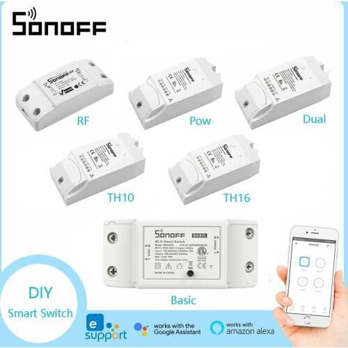 SONOFF Basic Smart Home Wireless Remote Control WIFI Smart Switch Module /Light DIY Timer Work with APP Alexa Google Home