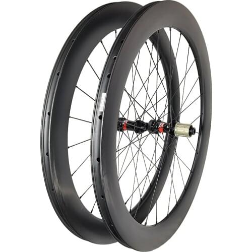 1400g All Road Gravel 55mm Deep Disc Carbon Wheels 24H Clincher Tubeless 25mm Wide Center Lock D411SB D412SB HG 8-11s XDR 12s
