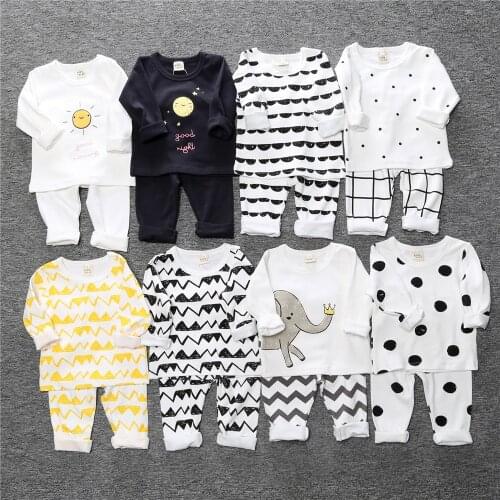 Baby Boys Clothing Sets Kids Pajamas Boys Nightwear Children Clothing Baby Sleepwear Cartoon Autumn Winter Outfits Sleep Set