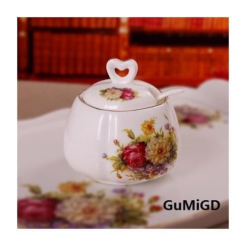 Kitchen ware ceramic seasoning bottle condiment jar sealing jar pepper bottle seasoning box single package