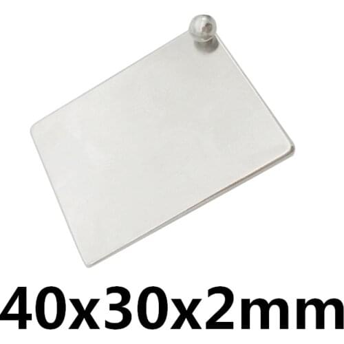 2/3/5/20/30/50PCS 40x30x2 mm Super Cuboid Block Magnets 40x30x2mm Neodymium Magnet N35 Permanent NdFeB Strong Magnetic 40*30*2mm