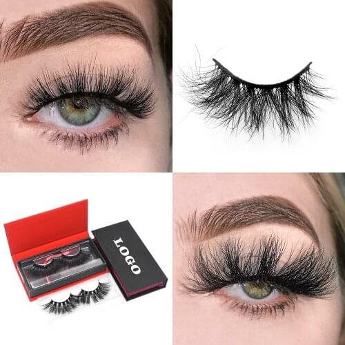 Mastudo 6D Mink Eyelashes Full Volume False Eyelash Reusable Lashes 25mm Fluffy Messy 3D Mink Lashes Wholesale lashes minkMakeup