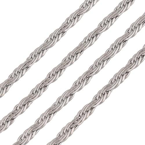 Fashion 2mm Width Women Men Flat Chain Stainless Steel Necklace For High Quality Silver Color Chain Jewelry
