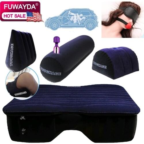 Free Shipping!!Car Travel Inflatable Mattress Air Bed Sleep Bed Car Inflatable Cover Mattress Car inflatable bed