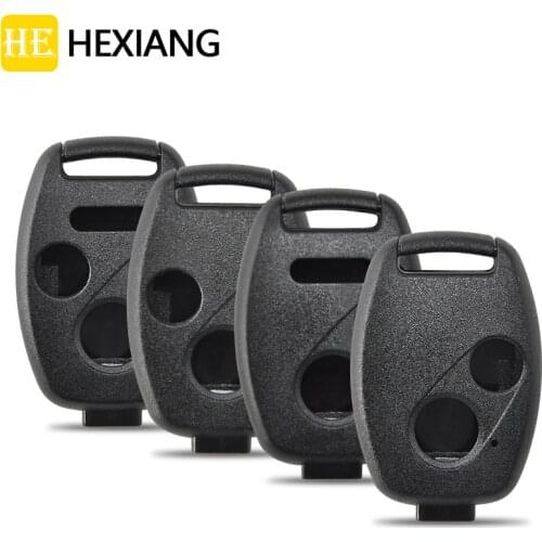 HE Xiang Remote Control Key Shell Case For Honda Accord Civic CRV Fiat Pilot 2003-2013 Replacement Transponder Chip Key Cover