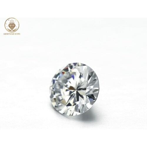 Wholesale 1000pcs 0.09mm-5mm White CZ Beads Round Cut Cubic Zirconia Loose Gemstone for Hot Sale DIY Jewelry Accessories Making