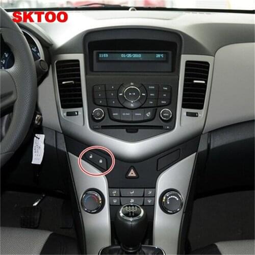 SKTOO For Chevrolet Cruze door lock switch button / hatchback door lock switch control switch