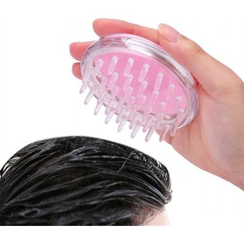 Washing Hair Brush Cleaning Soft Silicone Shampoo Scalp Shower Body Massage Relax Head Massager Brushes Unisex Comb Anti-itch