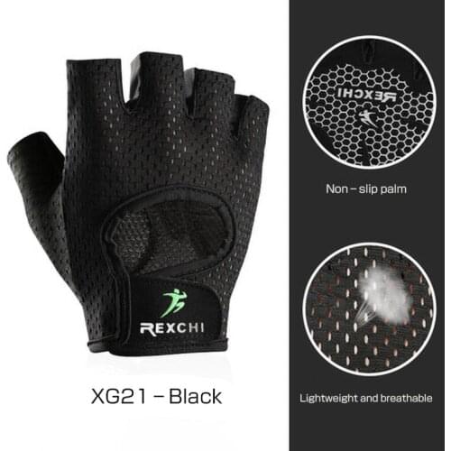 Half Finger Sport Training Gloves Non-slip Breathable Fitness Gloves Outdoor Cycling Gloves Indoor Sports Protective Gear