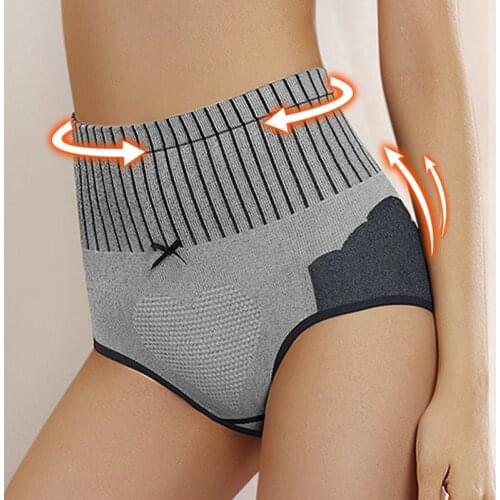 Seamless Panties Underwear Women High Waist Brief Hip Lift Underpants Breathable Pant Sexy Lingerie M-XL Body Shaper