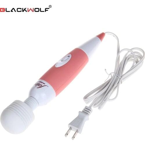 Black Wolf AV Vibrator Clit Stimulation Multi-Speed Wand Massager, Body Massager Adult Sex Toys For Women Sex Products