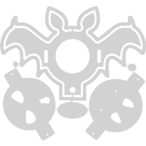 Halloween Bat Lollipop Box Carbon Steel Cutting Dies DIY Scrapbooking Photo Album Embossing Paper Cards Making Stencil Decorativ