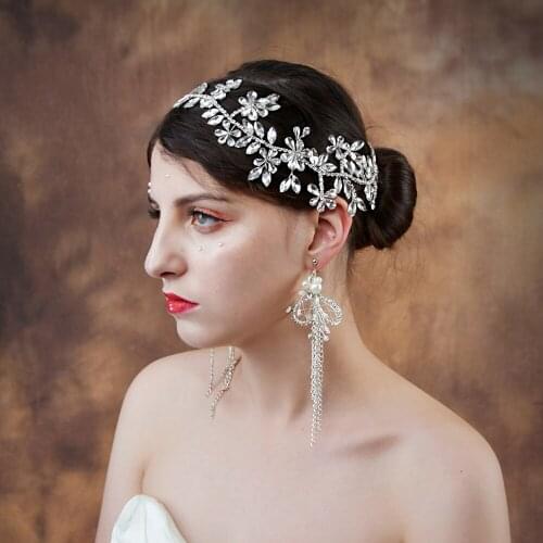 100% Handmade Bridal Crown Bridal Tiara Luxury Hair Wedding Accessories Wedding Tiaras And Crowns Boho Wedding Headband Headwear