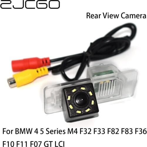 ZJCGO CCD Car Rear View Reverse Back Up Parking Waterproof Camera for BMW 4 5 Series M4 F32 F33 F82 F83 F36 F10 F11 F07 GT LCI