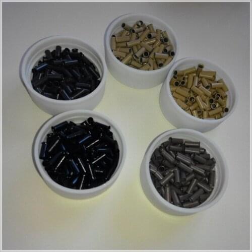 10000pcs 3.0X2.6X6.0MM Copper ring 100% Copper Micro Rings For Hair Extensions 6mm Apx in length