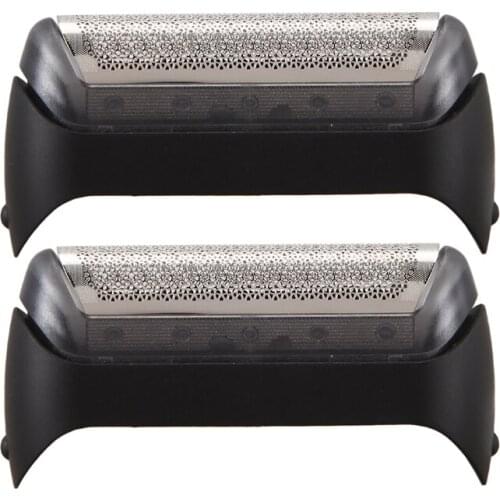 2 Pcs Electric Mesh Durable Shaver Foil Head Parts for Braun 10B/20B Model 190 180 170 1775