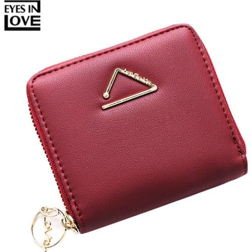 2018 Brand Designer Geometric Element Small Wallet Women Coin Pocket Credit Card Holder Female Wallets Fashion Ladies Purse