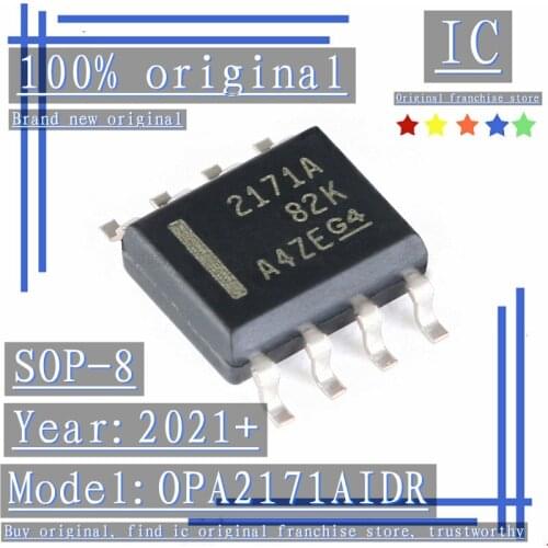 2021+100% Brand new original 1PCS-5PCS OPA2171AIDR 2171A SOP-8 36V Low Power RRO General Operational Amplifier