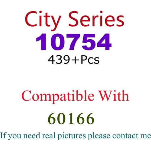 439Pcs 10754 Building Block Toy City Series 60166 Assembled Building Block Childrens Toy Gifts