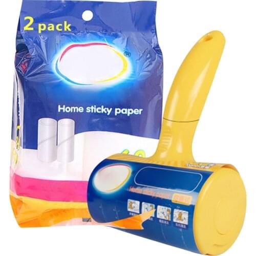 60Pcs Lint Roller Reusable Washable Lint Roller Sticky Silicone Dust Wiper Pet Hair Remover Cleaning Brush Pet Cloth stylish