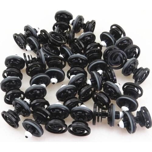 FHAWKEYEQ 50 x Interior Door Fixed Clamp For VW Passat B7 Caddy Jetta MK6 Scirocco Golf T5 Beetle Touareg 7L6 868 243 7L6868243